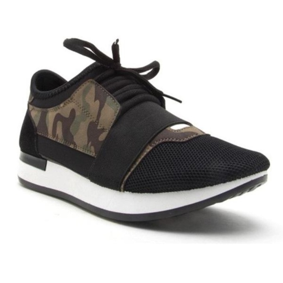qupid camo sneakers